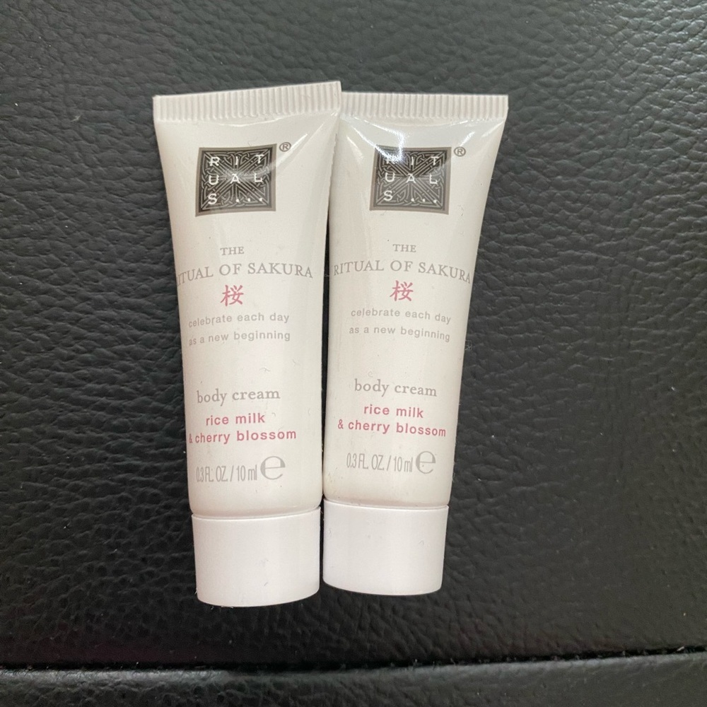 Rituals Ritual of Sakura Body Lotion 2x samples 10ml New